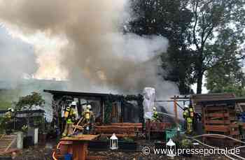 POL-AC: Brand in Gartenlaube