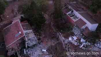 WATCH:  Drone footage shows destruction at kibbutz attacked by Hamas