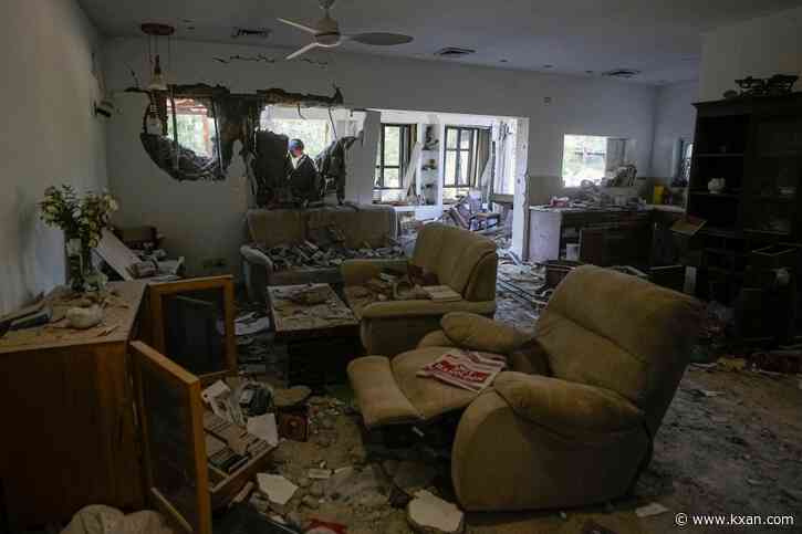 Gaza's desperate civilians flee or huddle in hopes of safety, as warnings of Israeli offensive mount