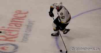 Niagara’s He scores twice as Ice Dogs shut out Frontenacs