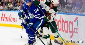 Matthews stays hot, Maple Leafs thump Wild