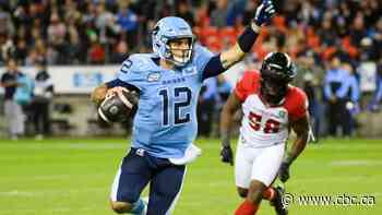 Kelly throws TD pass, scores 2-point convert to rally Argos past Redblacks 40-27