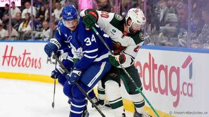 Auston Matthews records second straight hat trick, Maple Leafs pound Wild 7-4