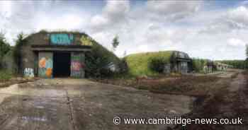 Abandoned WW2 RAF base on Cambridgeshire border is now covered in graffiti