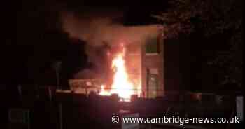 Watch 'devastating' blaze at Jesus Green which halted restoration of lock house