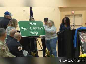 'Live like Ryan': Town of Knightdale honors officer killed by suspected drunk driver