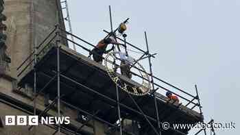 Wiltshire church clock restored after decades broken