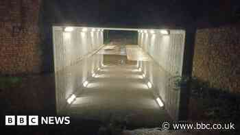 Swindon: Travel disruption after heavy rain causes flooding