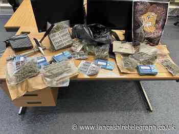 Four arrested as drugs found in vehicle on M6 near Lancaster