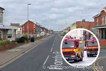 Fire crews called out to derelict building fire in Blackpool