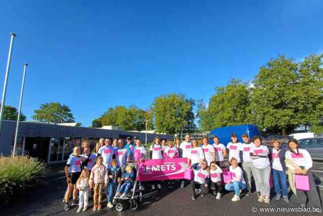 Loop-en wandelevenement van Transport Demets brengt heel mooi bedrag op ten voordele van strijd tegen borstkanker