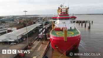 RRS Sir David Attenborough: Firefighters attend small blaze