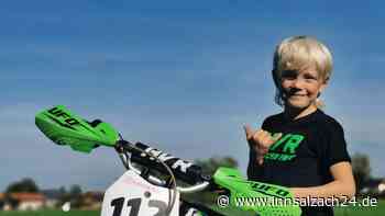 Mit sieben Jahren Vollgas: der Ainringer Bub Thor auf der Überholspur