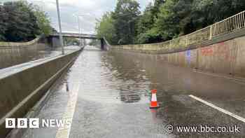 Bristol: M32 reopens after closure from flooding