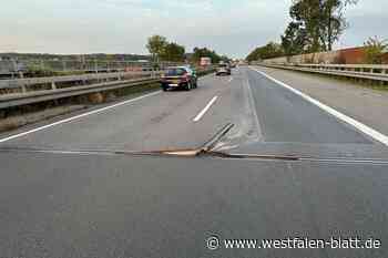 Autobahnauffahrt Bruchmühlen ist wieder freigegeben