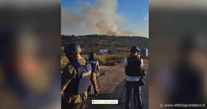 Giornalista ucciso in Libano, il video girato tra i reporter poco prima del bombardamento israeliano