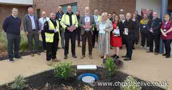 Time capsule buried at new Morpeth NHS unit named after Sycamore Gap to show 'how far mental health care has come'