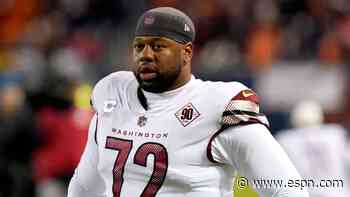 Commanders LT Leno out after wife's miscarriage