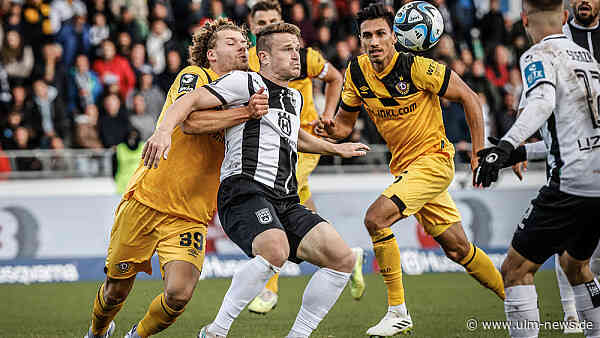 SSV Ulm verliert Topspiel gegen Dynamo Dresden knapp mit 2:3