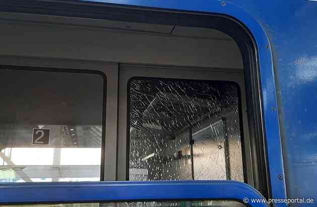 BPOLI L: Zug in Leipzig - Volkmarsdorf mit Stahlkugel beschossen - Bundespolizei Leipzig sucht Zeugen