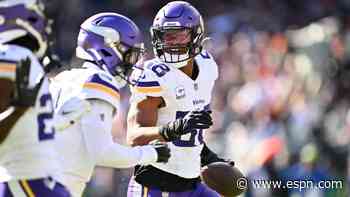 Vikings welcome Tyson Bagent to the NFL with strip sack and score