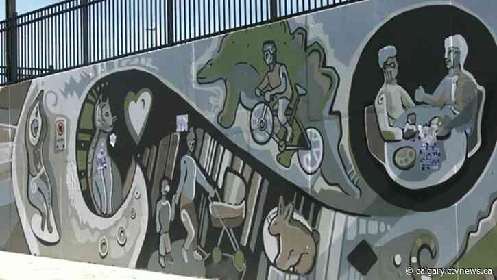 Calgary mural artist Scott Clark celebrates community with new work