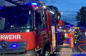 FW-OB: Brand in einem Oberhausener Friseursalon