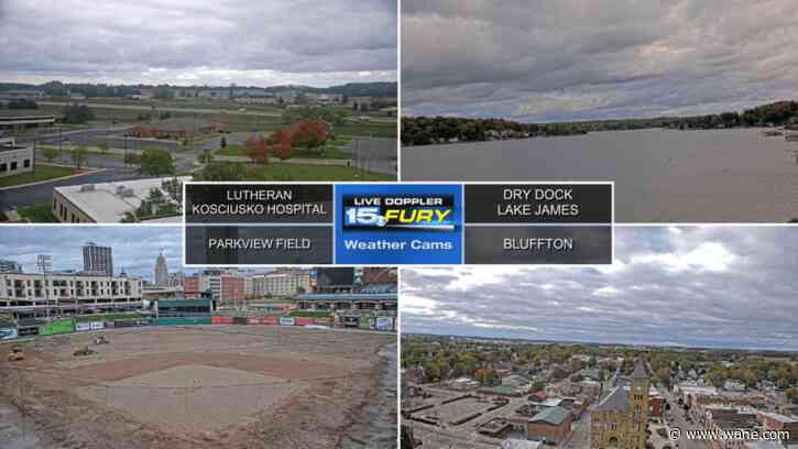 Disturbance brings scattered showers this evening