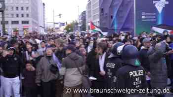 Polizei muss eingreifen: Wieder Pro-Palästina-Demos in Berlin