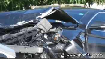 Miami Gardens rollover crash injures at least one person