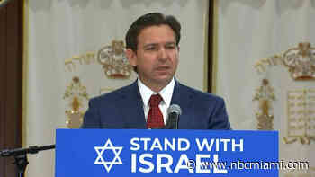 Governor Ron DeSantis welcomes Americans returning from Israel at Tampa Airport