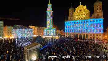 Lichterfestival "Light Nights" macht aus Augsburg ein buntes Kunstwerk