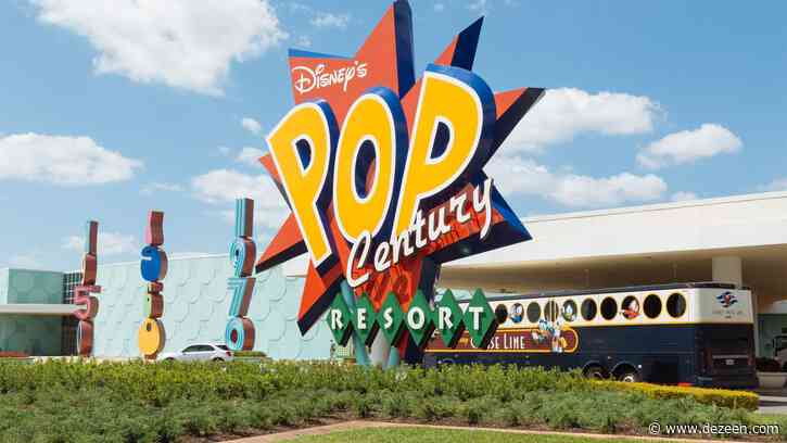 Giant novelty structures at Disney hotel captured in Arnau Rovira Vidal photos