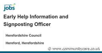 Early Help Information and Signposting Officer