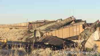 Truck driver killed in train derailment on I-25 north of Pueblo