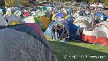 Hundreds of University of Denver students camp out for free men's hockey season tickets