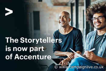 Accenture acquires creative management consultancy The Storytellers