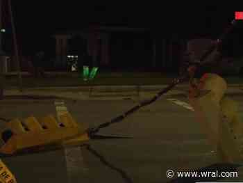 Crash knocks down traffic lights, blocking Main Street in Durham