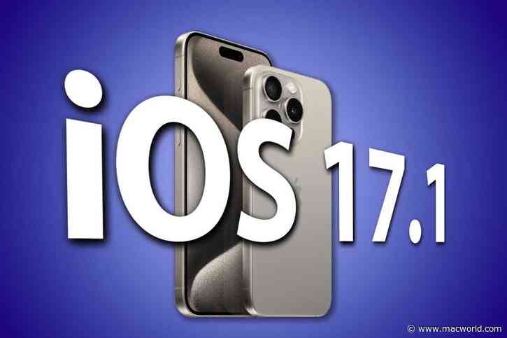 iOS 17.1 to arrive ‘no later than October 24’