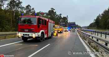Gleich drei Unfälle auf A73 bei Bamberg - rund 30.000 Euro Schaden