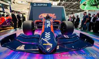 The future of F1? Self-driving race car that can drive at speeds of up to 185mph will take to the track in Abu Dhabi next year