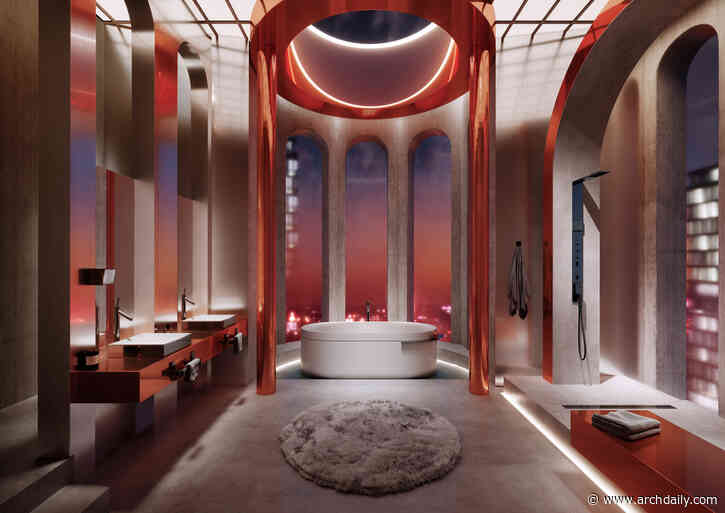 Balancing Neoclassical and Futuristic Design: The Utopian Dream Bathroom Concept