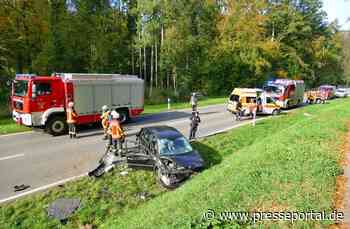 FW Stockach: Verkehrsunfall auf der B313