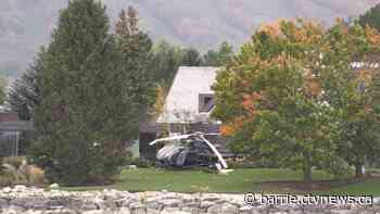 Helicopter crashes into pilot's waterfront Collingwood home