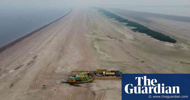 Water level at Amazon port in Brazil hits lowest point in 121 years amid drought