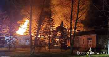 Saturday blaze burns historic school in Pine Falls, Man.