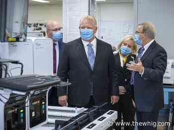 Ontario Premier Doug Ford visits Kingston General Hospital