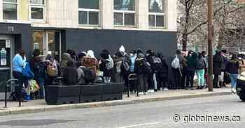 Lineups grow in anticipation of new women-only shelter in downtown Calgary