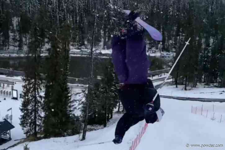 Freestyle Skier Does Maybe The Wackiest Flip We've Seen All Year
