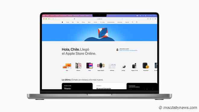 Apple Store Online launches in Chile